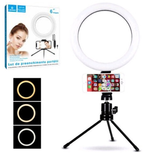 Iluminador Ring Light Polegadas Ilumina O Led Submarino