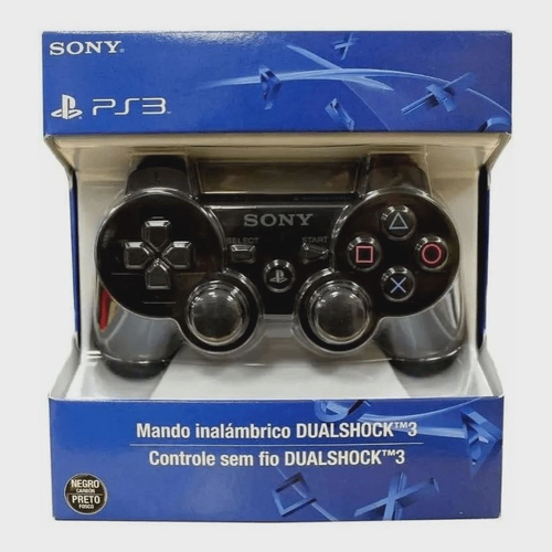 Controle Ps Dualshock Playstation Kit Un Preto Fosco Submarino