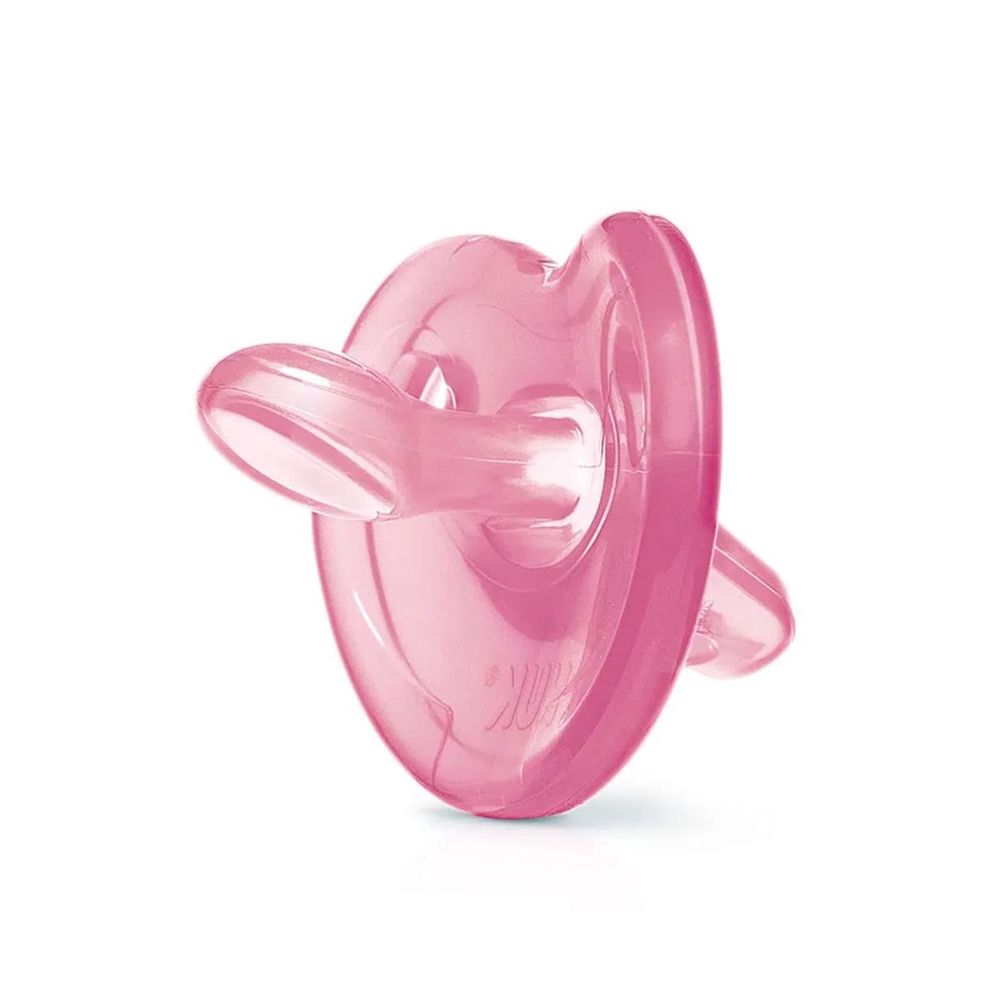 Chupeta Nuk Sensitive Soft Silicone Rosa M Submarino