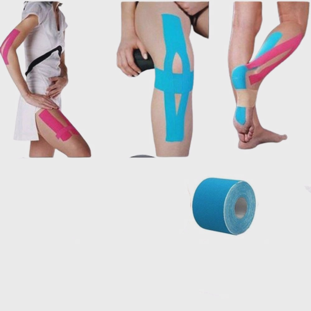 Kinesio Taping Azul Fita Fisioterapia Muscular Bandagem M No Shoptime