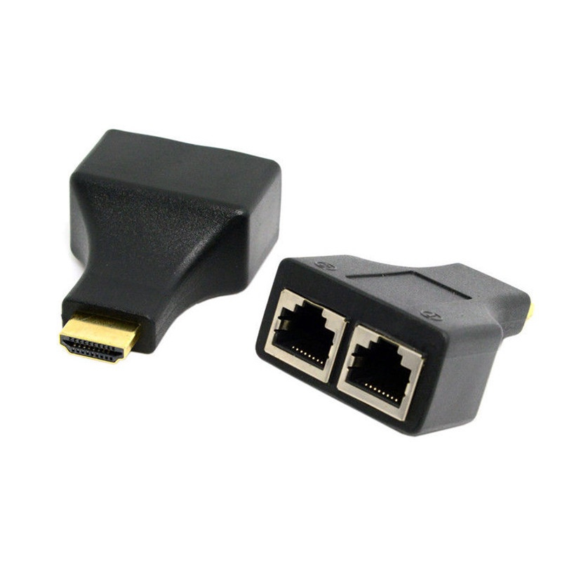 Extensor Hdmi Metros Por Cabo De Rede Rj Cat No Shoptime