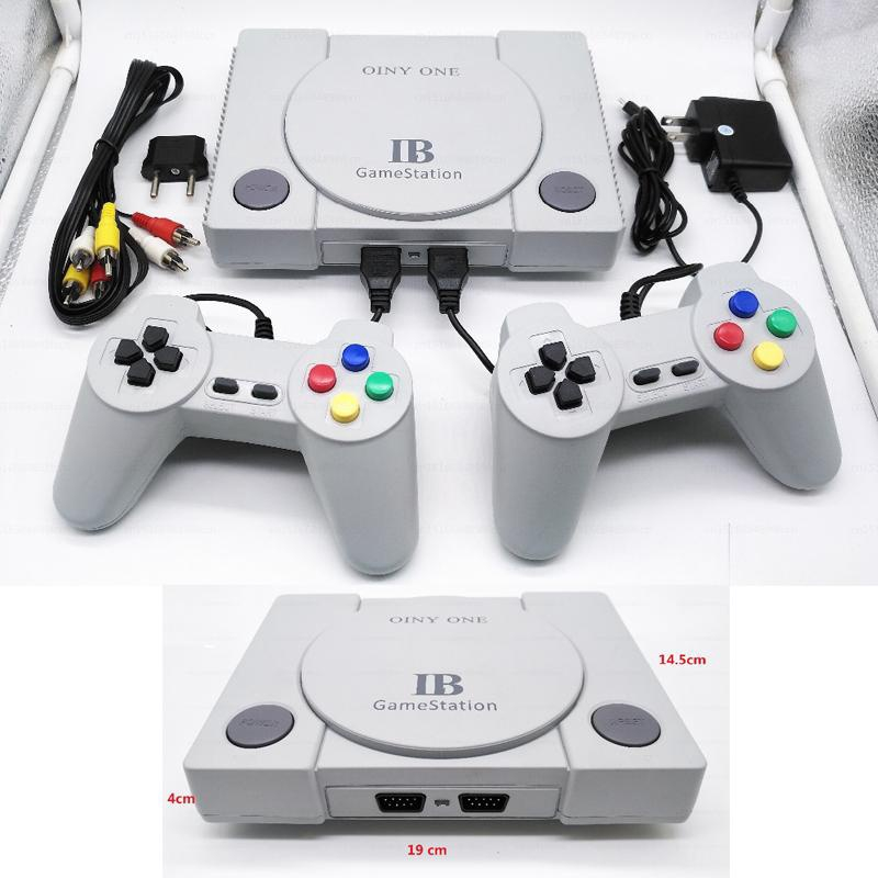 Video Game Game Station Jogos Bits E Dois Controles Em