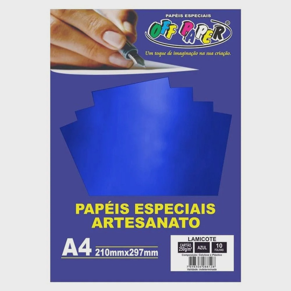 Papel Lamicote A G Folhas No Shoptime