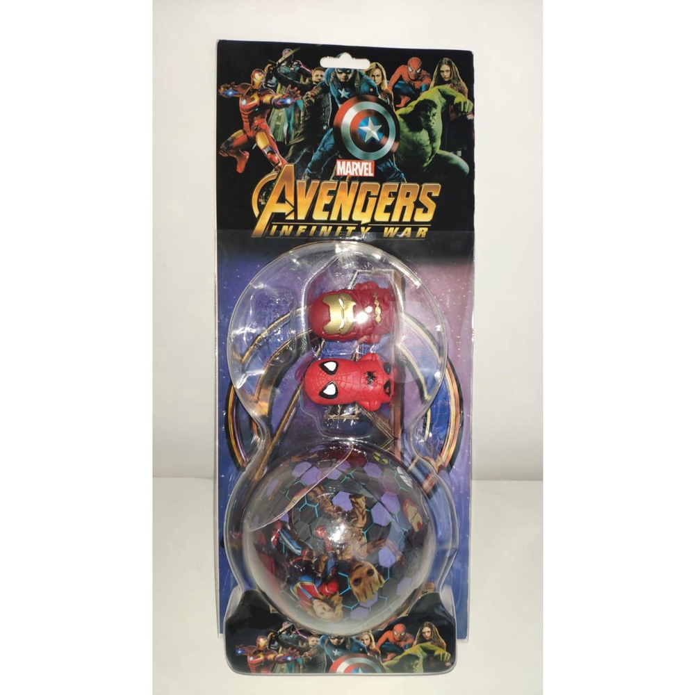 Kit Bola Surpresa Vingadores 2 Bonecos Vingadores Submarino