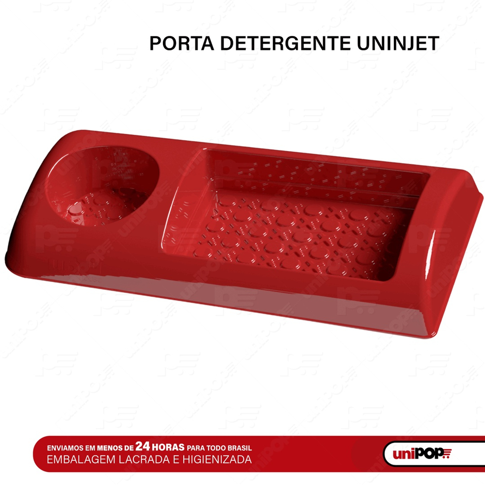 Porta Detergente Vermelho Uninjet No Shoptime