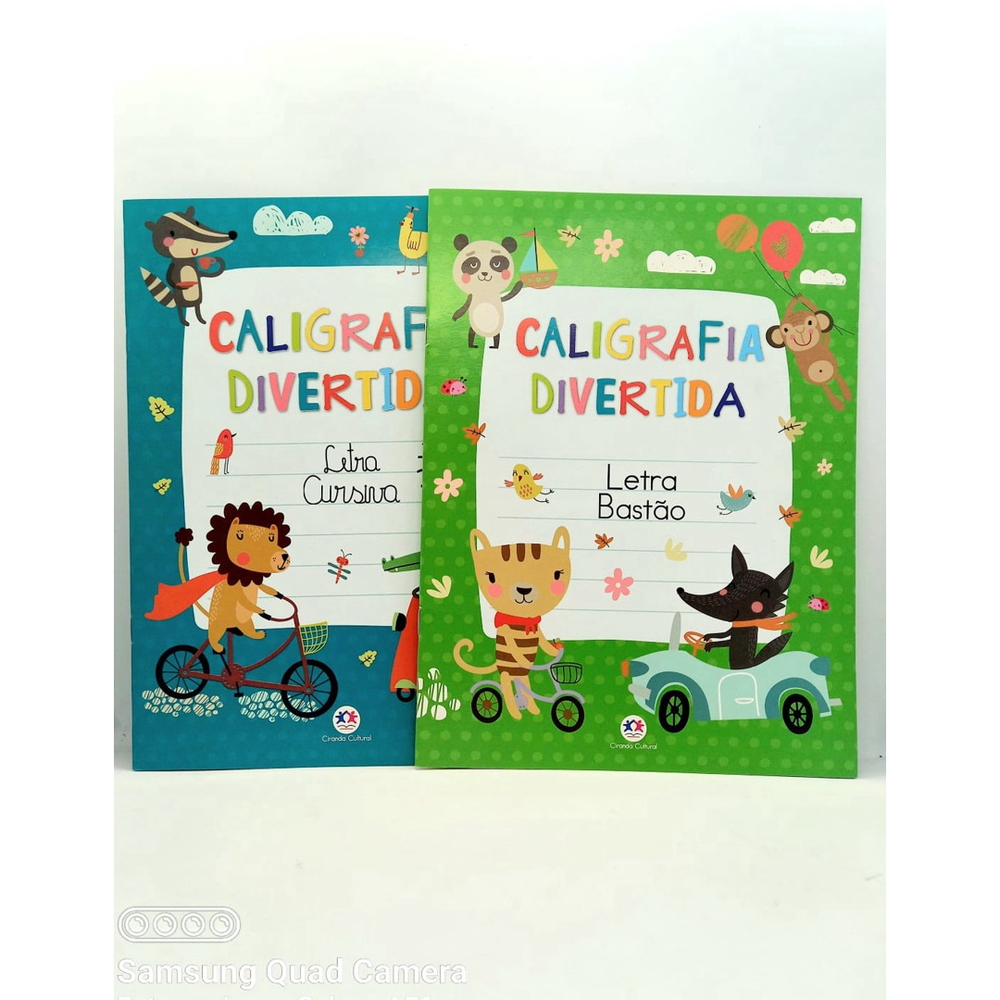 Kit Caligrafia Divertida Letra Cursiva e bastão no Shoptime