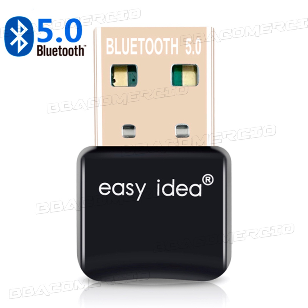 Adaptador Usb Bluetooth 5 0 Real Para Pc Notebook Dongle Pro Easy Idea