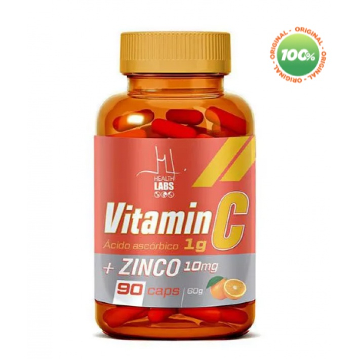 Vitamina C Zinco Caps Health Labs Submarino