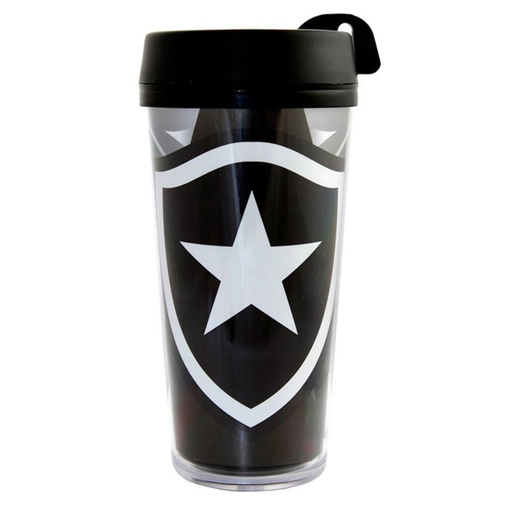 Copo T Rmico Para Bebidas Oficial Botafogo Preto Pro Tork Ml No