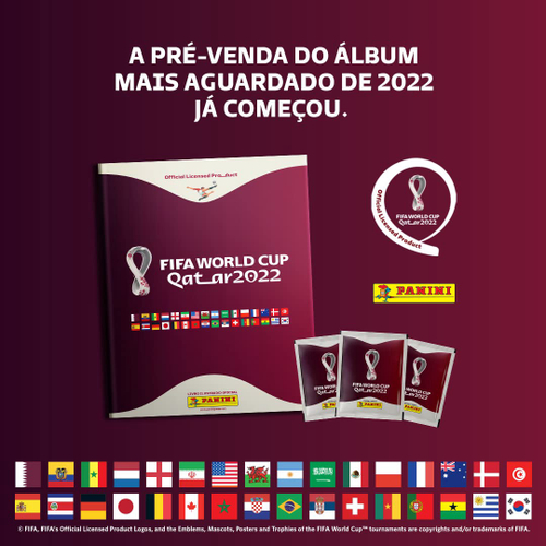 Álbum Copa 2022 Qatar Capa Dura Livro Ilustrado Oficial 2022 em