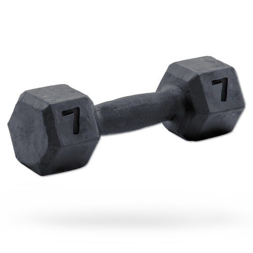 2 Halteres Sextavados 7 Kg Cada Dumbbell Par Pesos De Ferro Academia