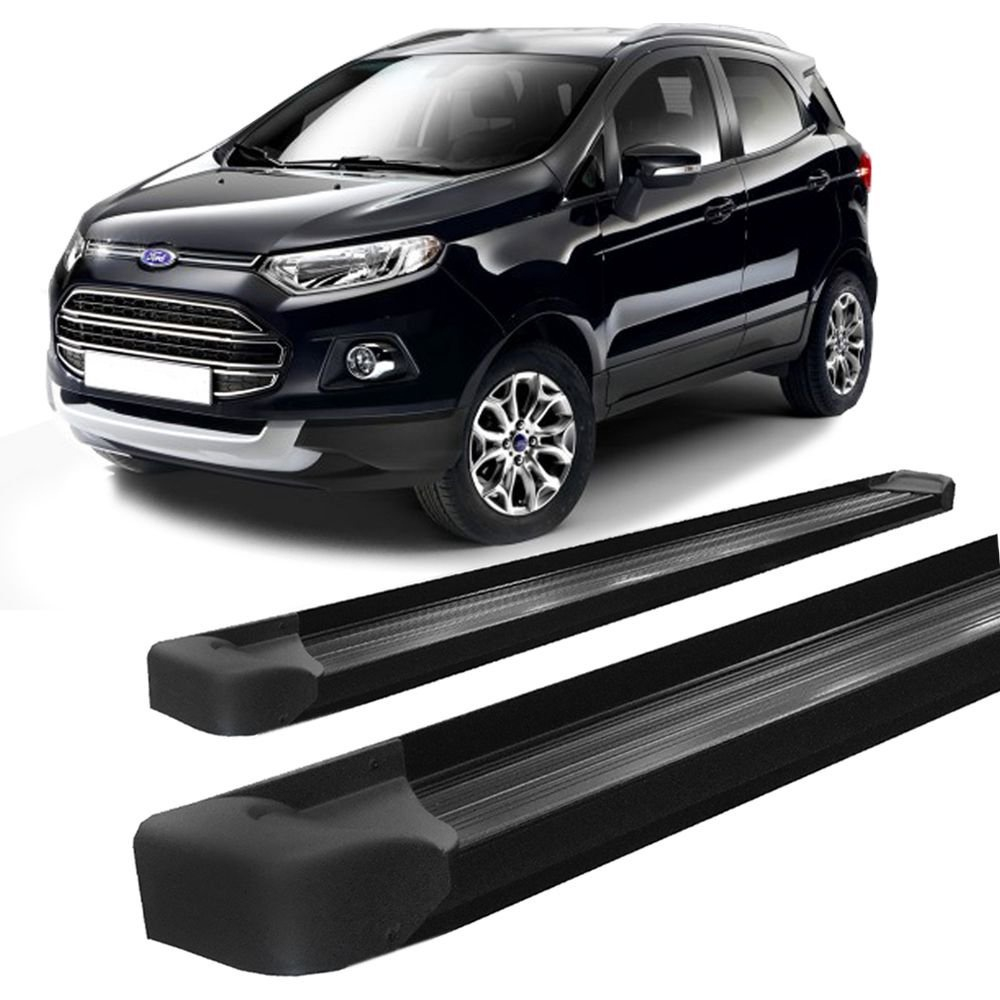 Estribo Ecosport Em Diante Plataforma De Alum Nio Preto No Shoptime