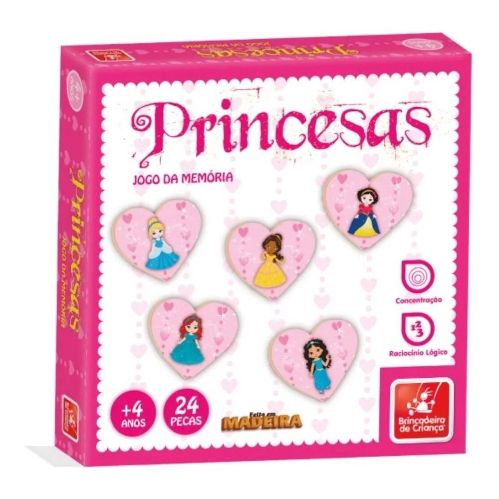 Jogo Da Mem Ria Princesa Baby P S Mdf Submarino