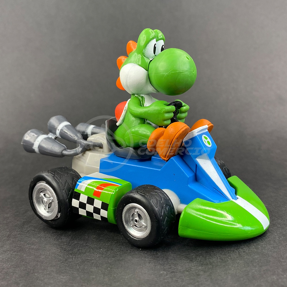 Boneco Carrinho Figura Colecion Vel Brinquedo Miniatura Super Mario