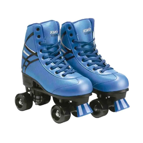 Patins Rodas Azul Ajust Vel Ao Rl Fenix Em Promo O