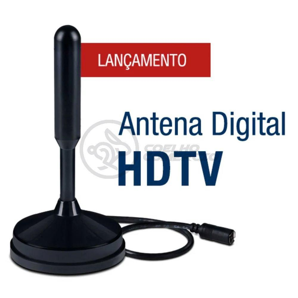 Antena Digital Interna E Externa Full Hdtv Vhf 4K No Shoptime