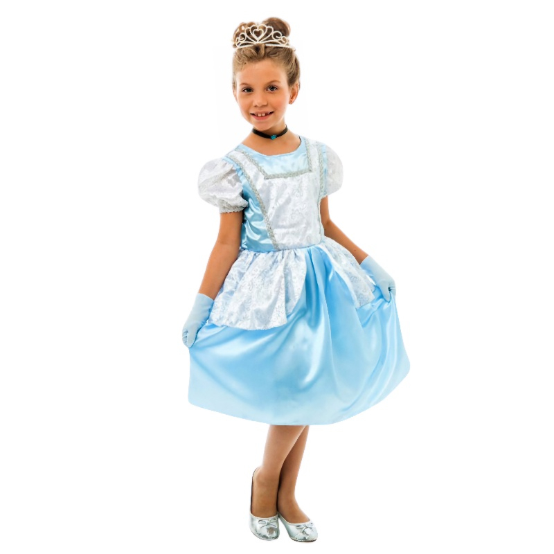 Fantasia Princesa Cinderella Luxo Infantil Submarino