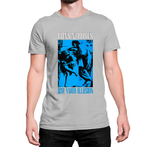 Camiseta Basica Algodão Guns n Roses Rock Use Your Illusion Submarino