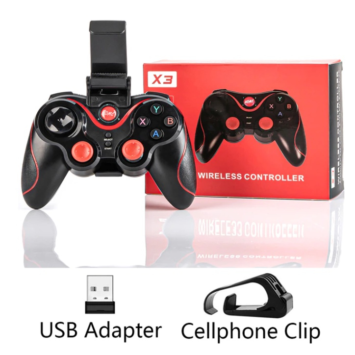 Controle Gamepad X3 Bluetooth Smartphone Android Pc em Promoção na