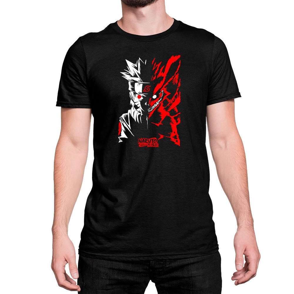 Camiseta Naruto Shippuden Metade Raposa De Caudas No Shoptime