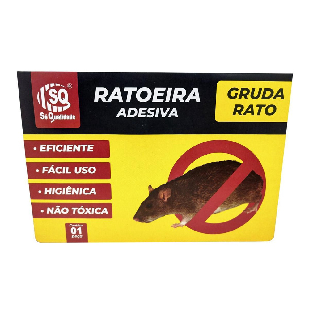 Adesivo Cola Pega Rato Sq3030 C 10 Un No Shoptime