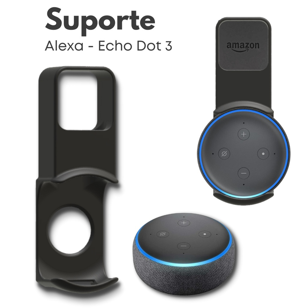 Suporte para Alexa Echo Dot 3 Amazon em Impressão 3D em Promoção na