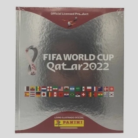 Álbum Prata De Figurinhas Copa Qatar 2022 100 figurinhas Panini em