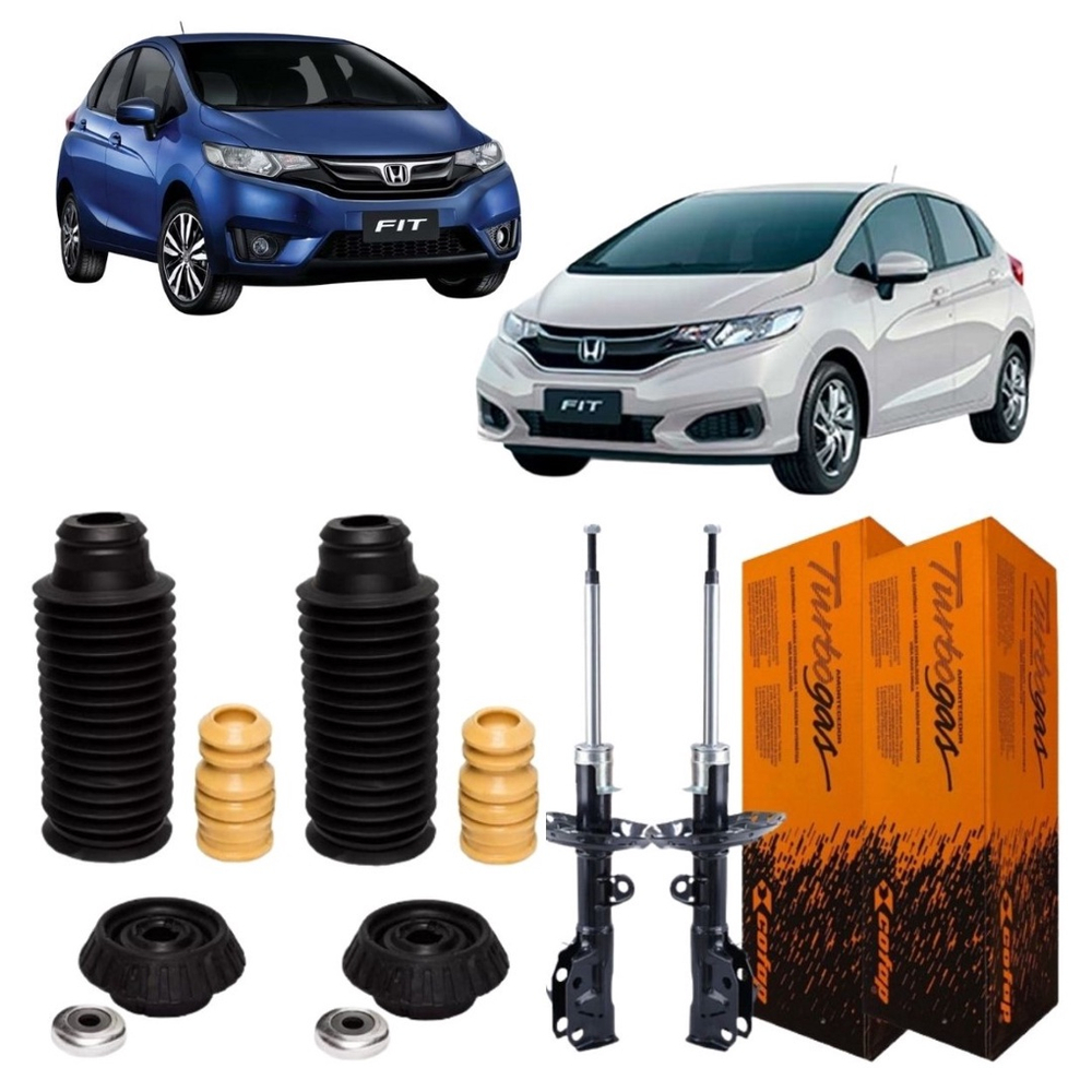 Par Suspens O Amortecedor Honda City Fit A Kit Batente