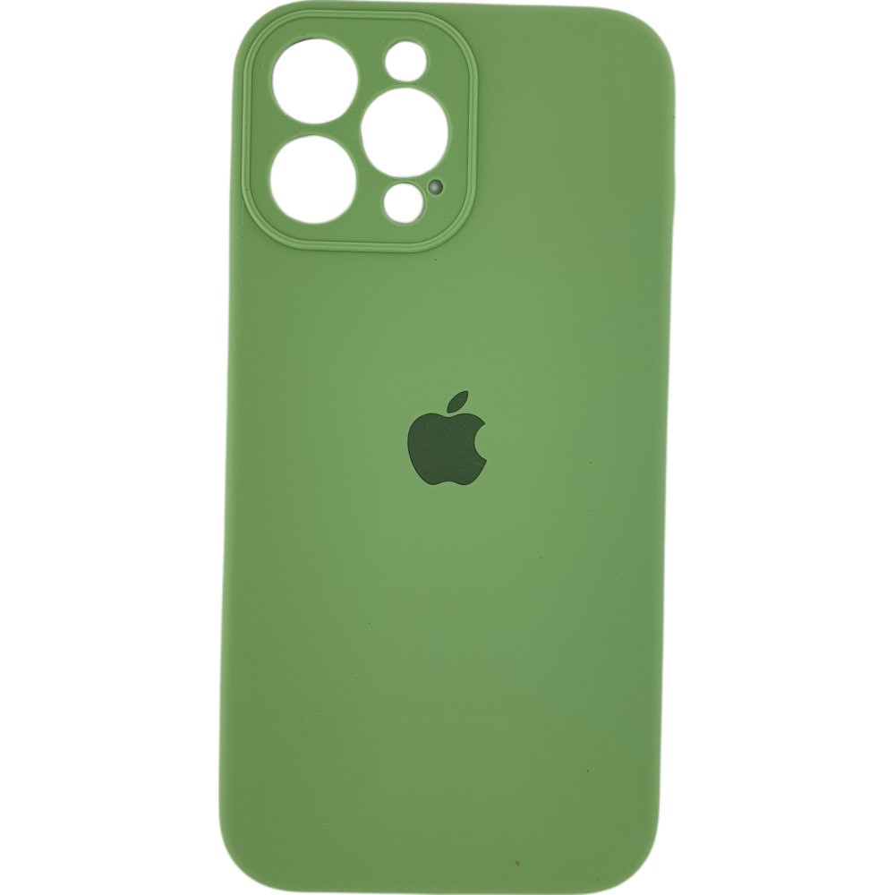 Capa Silicone Aveludada Premium Verde Iphone Pro Max Submarino