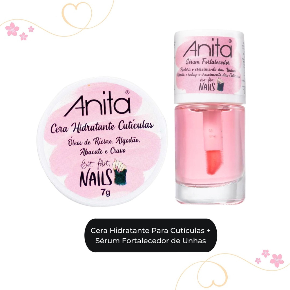 Kit S Rum Fortalecedor Cera Hidratante Cut Culas Anita No Shoptime