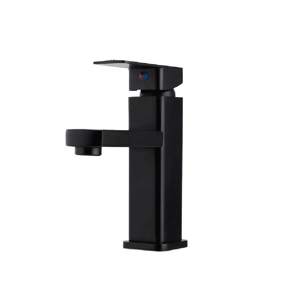 Torneira Banheiro Lavabo Luxo Metal Preta Black Bica Baixa No Shoptime