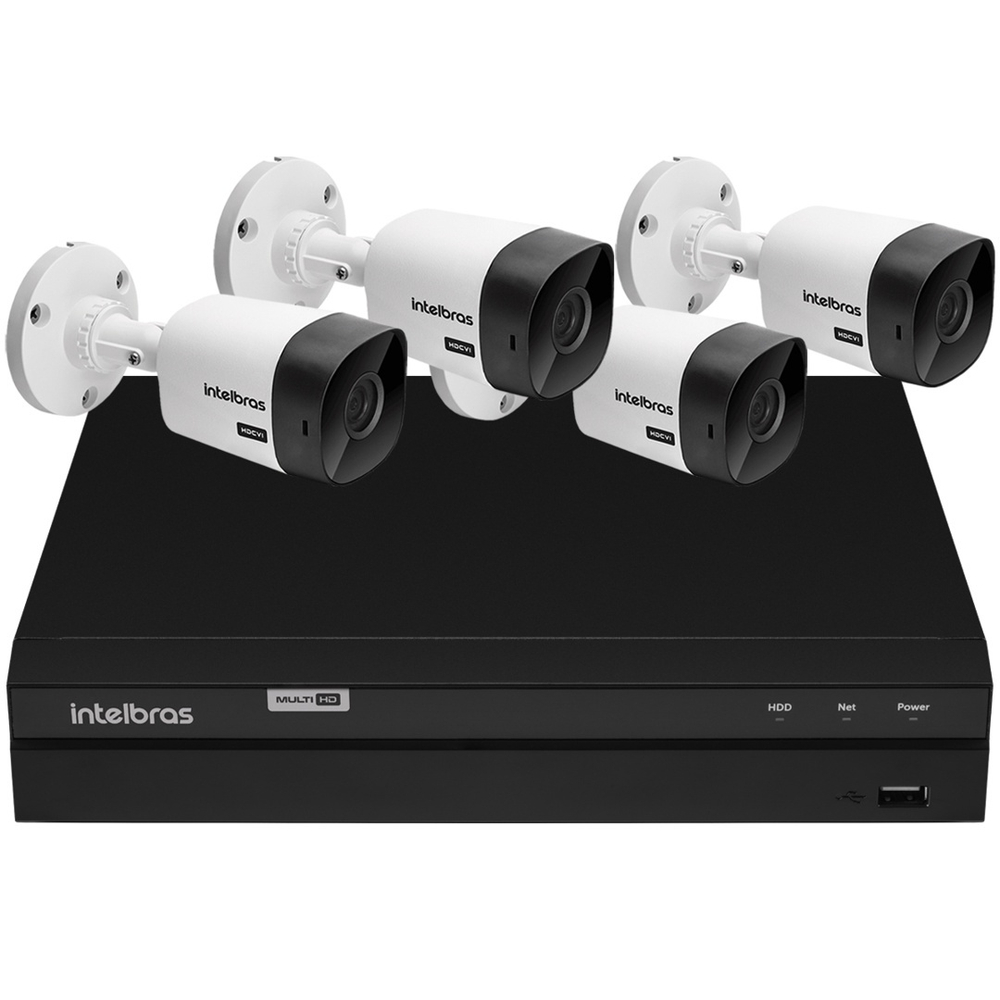 Kit Cftv Monitoramento Cameras Intelbras Vhc Dvr Submarino