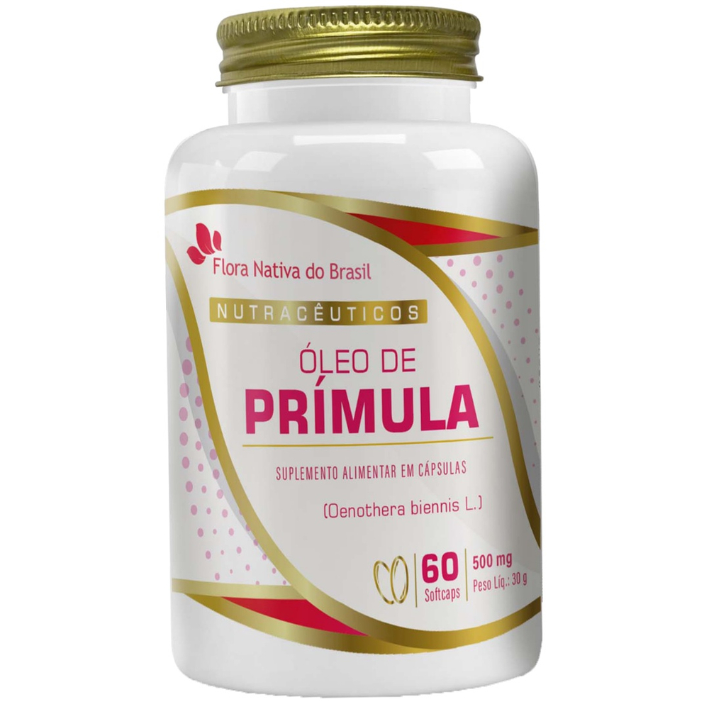 Óleo De Prímula 500mg 60 Capsulas Flora Nativa no Shoptime