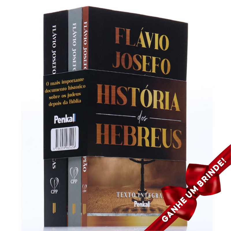 Box 3 Livros História dos Hebreus Flávio Josefo Obra Original e