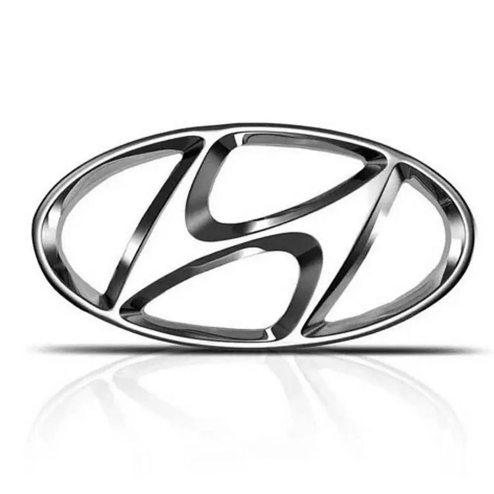 Emblema Logo Hyundai Cromado Grade Creta No Shoptime