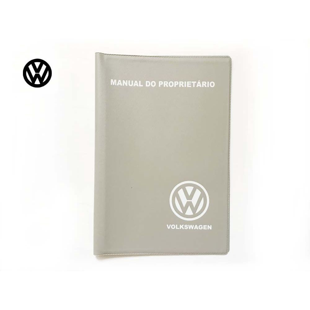 Capa Manual Do Propriet Rio Vw Fusca Bras Lia Kombi Cinza E Branco