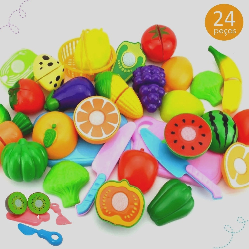 Kit Frutas Frutinhas Legumes De Brinquedo Submarino