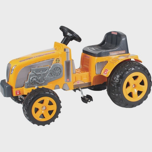 Trator Infantil A Pedal Trator Fazendeiro Amarelo Biemme No Shoptime