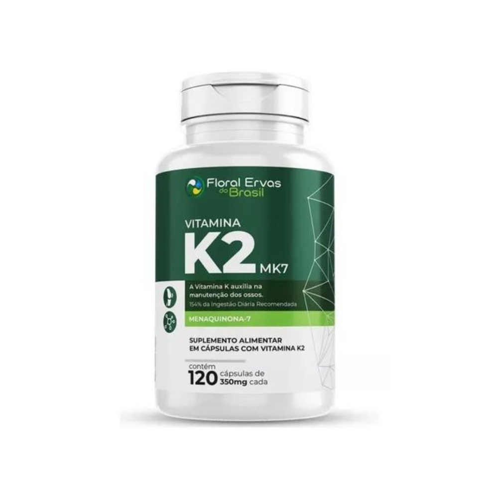 Vitamina K Mk Menaquinona Caps Mg Floral Ervas Em Promo O