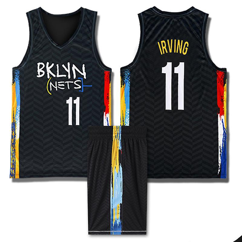 Conjunto De Camisa De Basquete Nba Kyrie Irving Uniforme Brooklyn