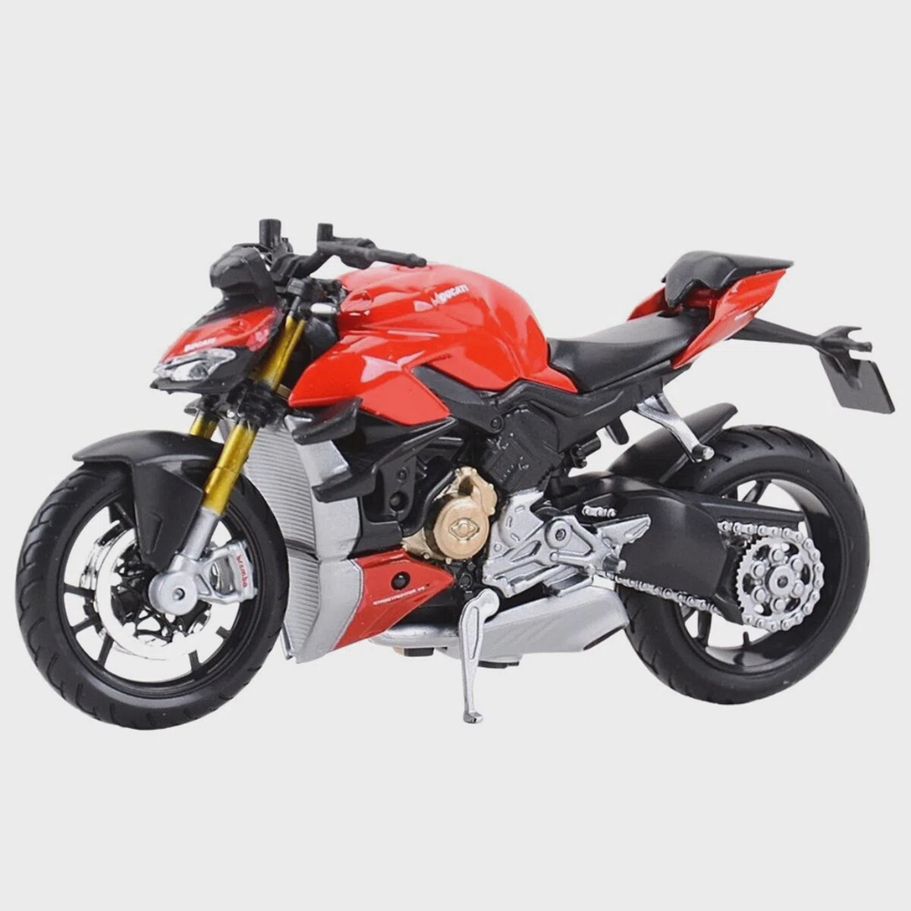 Miniatura Moto Ducati Super Naked V4 S 1 18 Vermelho em Promoção na