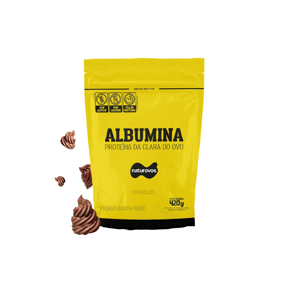 Albumina G Chocolate Naturovos Submarino