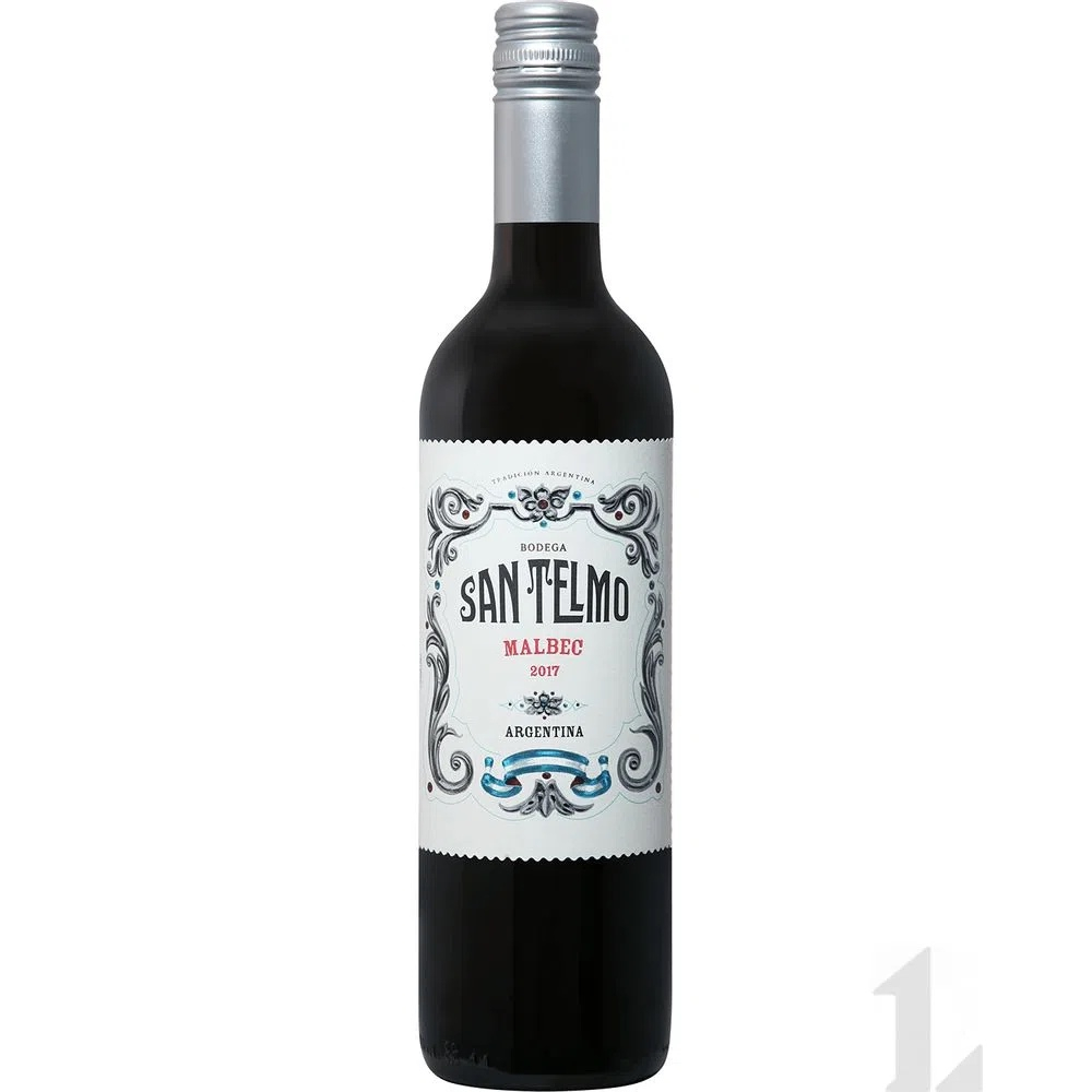 Vinho Tinto Argentino Bodega San Telmo Malbec 2020 750ml No Shoptime