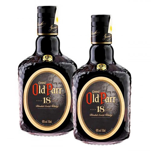 Kit Whisky Old Parr 18 anos 750ml 2 unidades em Promoção na Americanas