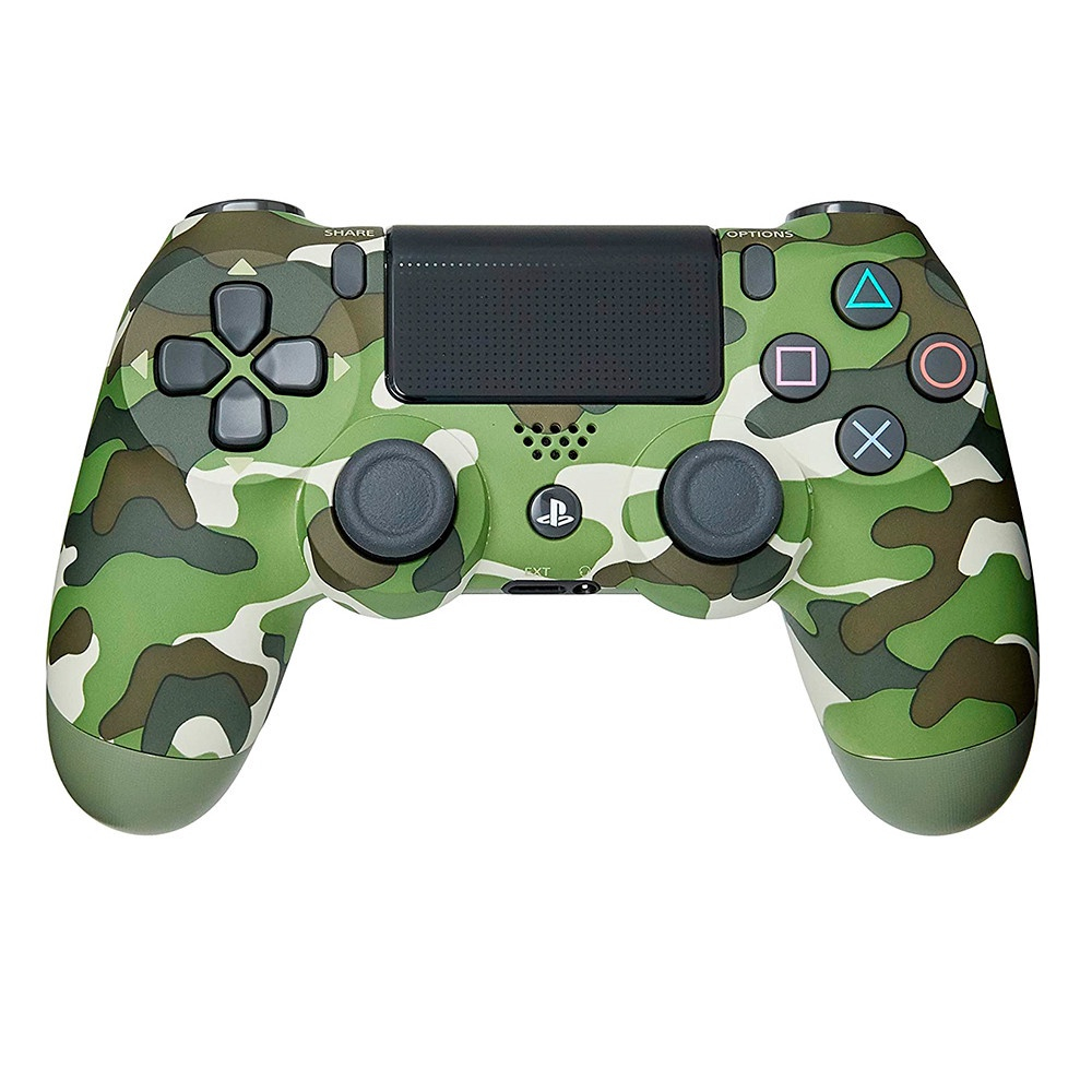 Controle Sem Fio DualShock PlayStation 4 Verde Camuflado CUH ZCT2U