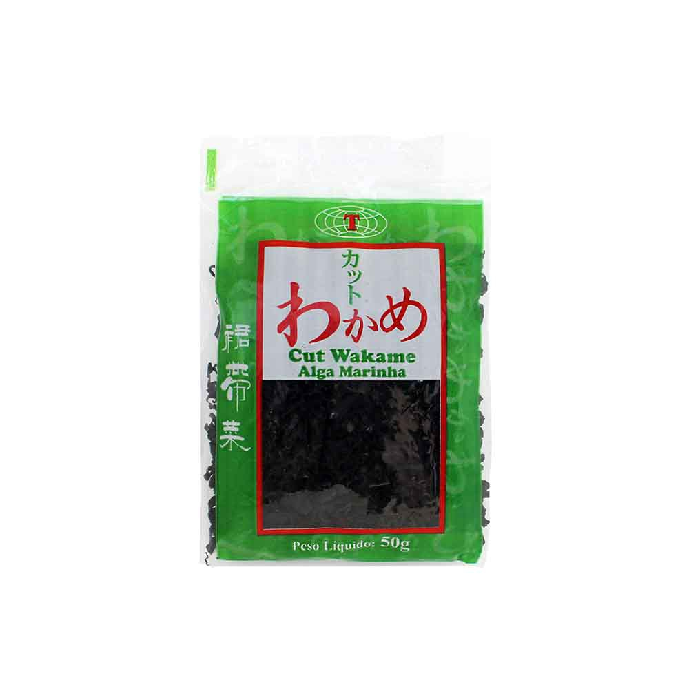 Alga Marinha Desidratada Cut Wakame 50g No Shoptime