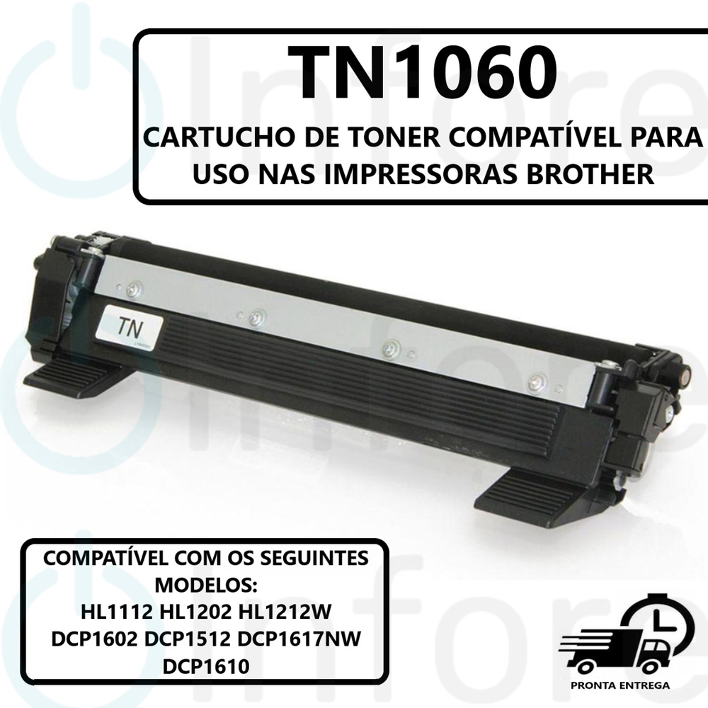 Toner Compatível TN 1060 1060 TN1060 para HL1112 HL1202 HL1212W DCP1602