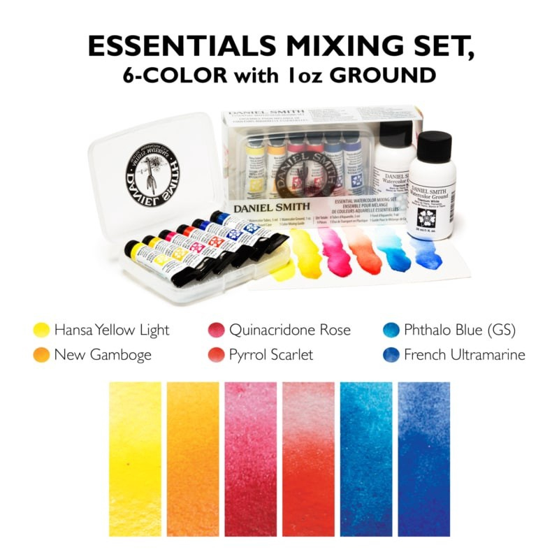 Estojo Aquarela Daniel Smith Essentials Mixing 06 Cores Ground