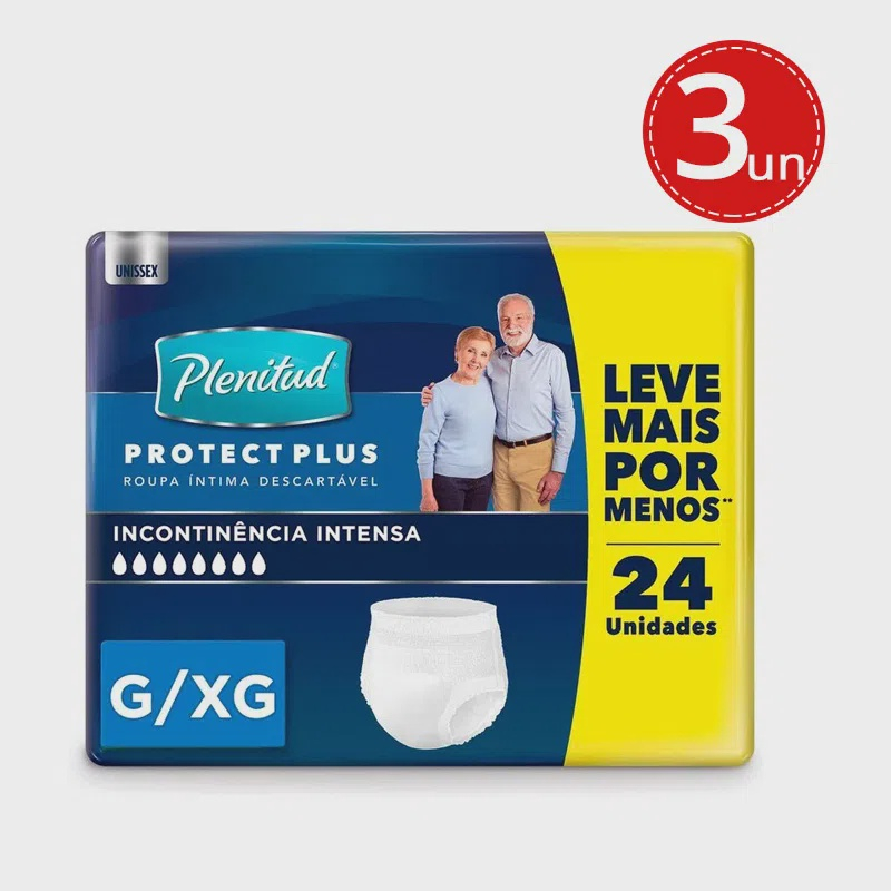 Kit Roupa Ntima Plenitud Protect Plus G Xg Unidades Unidades No