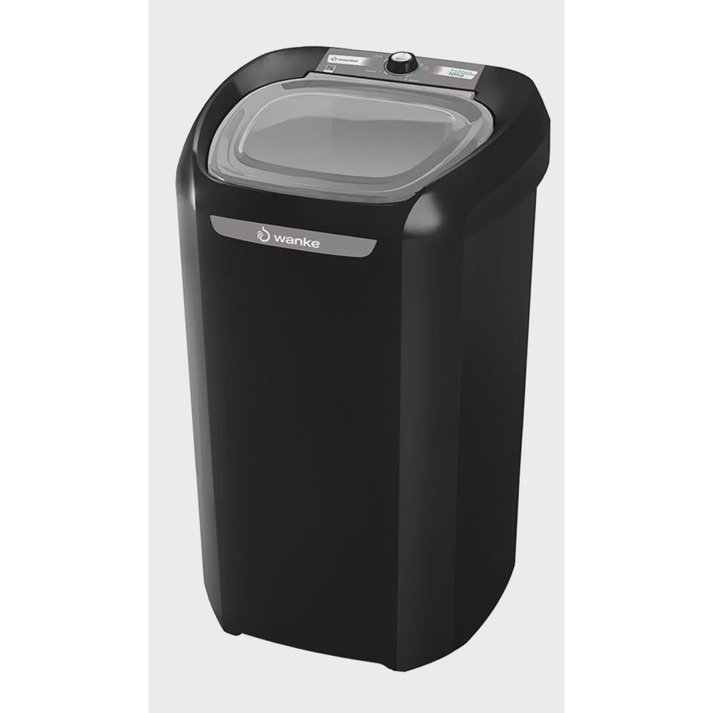 Lavadora de Roupas Semiautomática Comfort 10 Kg Black Wanke